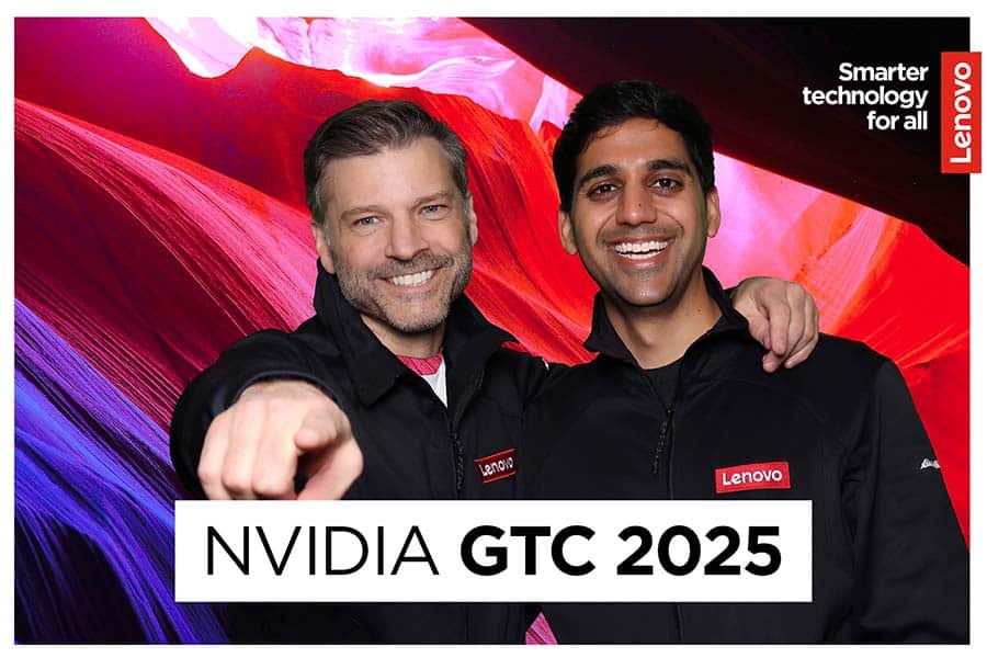 man posing for nvida gtc 2025