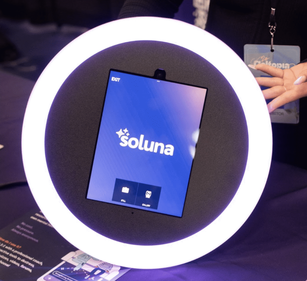 custom branded ai roaming photo booth