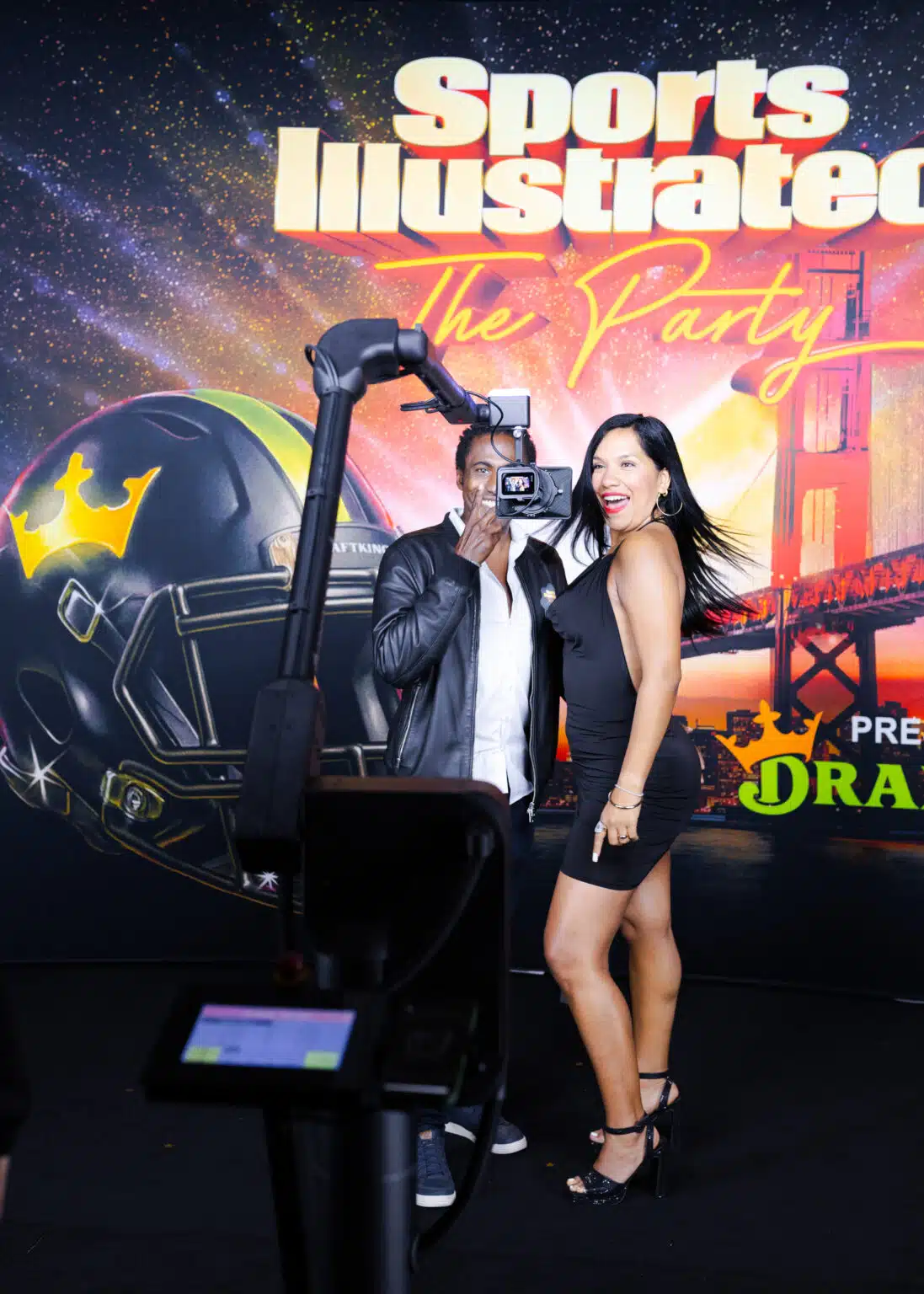Sports Illustrated activation with custom photo experience and red-carpet video booth.