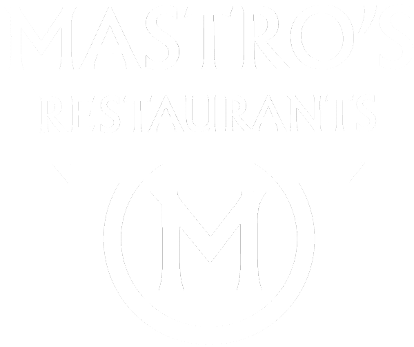 Mastro's Restaurants logo featuring elegant typography and a circular emblem, representing high-end dining and event experiences related to Pop Life Photo's premium services.