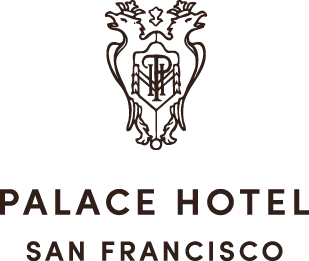 Palace Hotel logo featuring a crest design and the text "PALACE HOTEL SAN FRANCISCO," representing a luxury venue partner for wedding photo booth services.