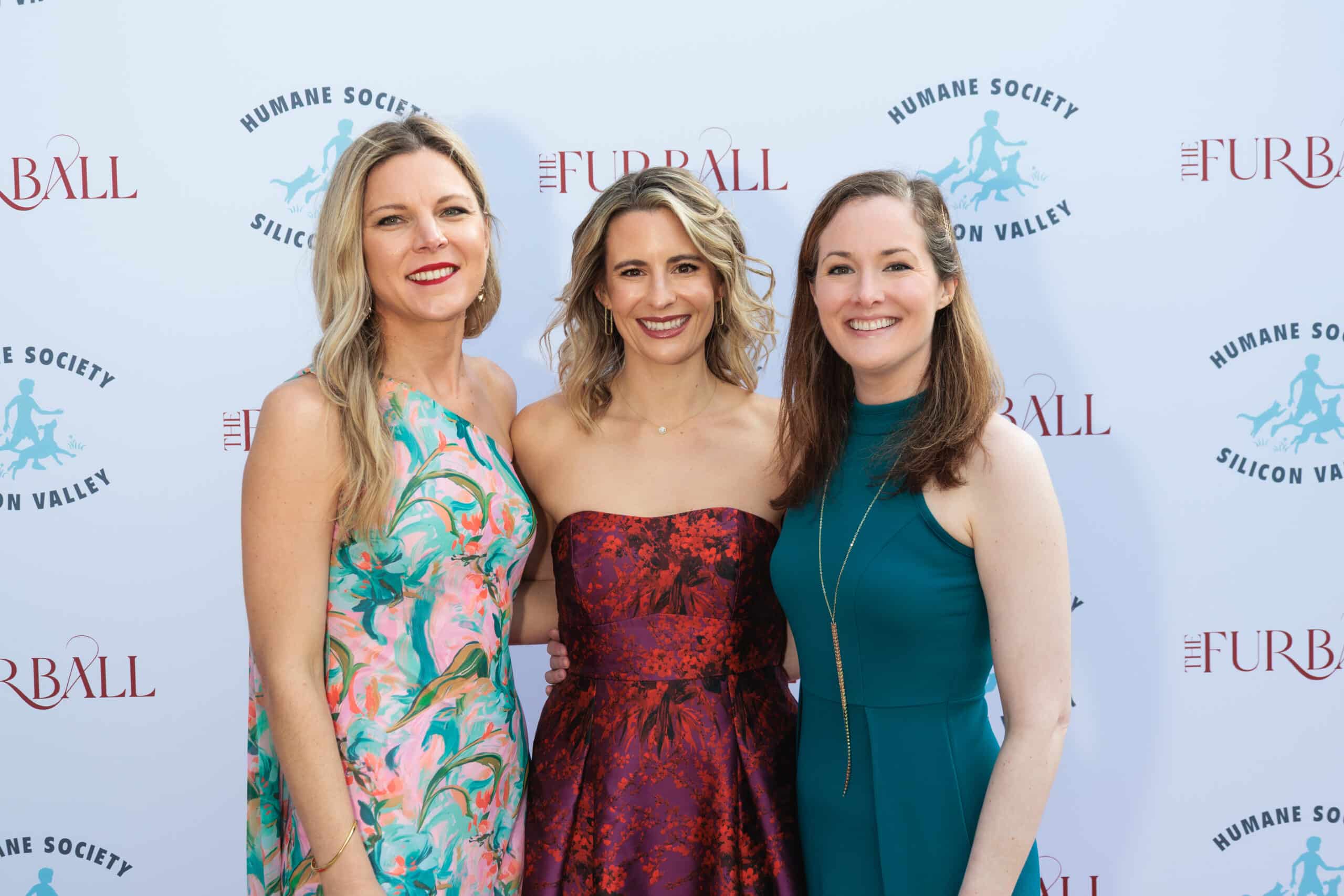 Step-and-repeat portraits at The Furball gala for the Humane Society Silicon Valley
