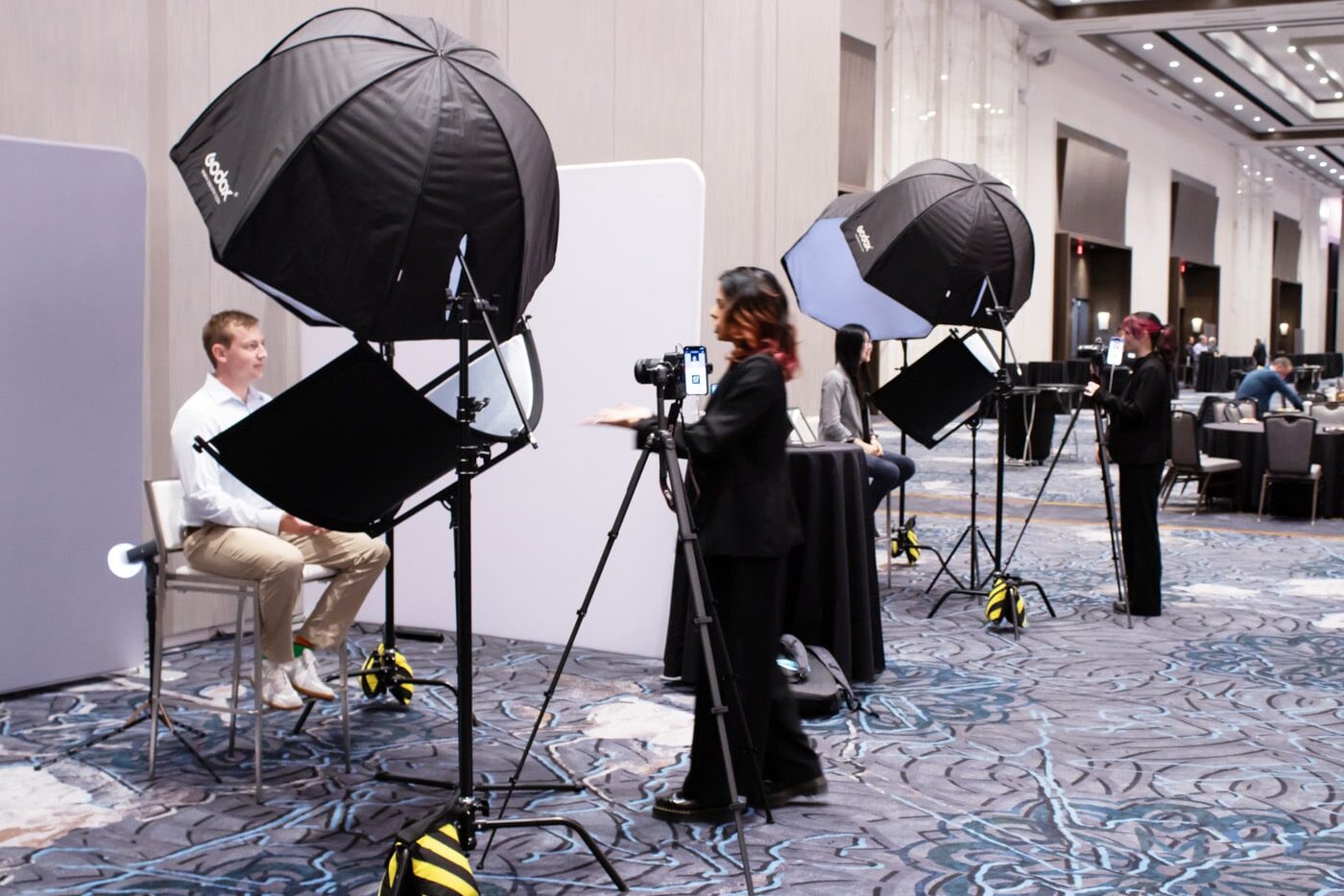 tech conference headshot photography